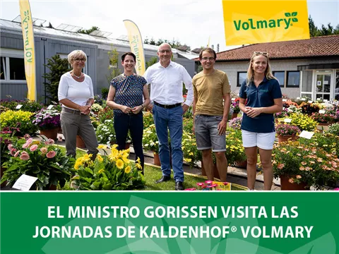 Silke Gorißen, Ministra de Agricultura y Protección del Consumidor de Renania del Norte-Westfalia, visita la Volmary<sup>®</sup> Kaldenhoftage 2022. Silke Gorißen, Ministra de Agricultura y Protección del Consumidor de Renania del Norte-Westfalia, visita la Volmary<sup>®</sup> Kaldenhoftage 2022.